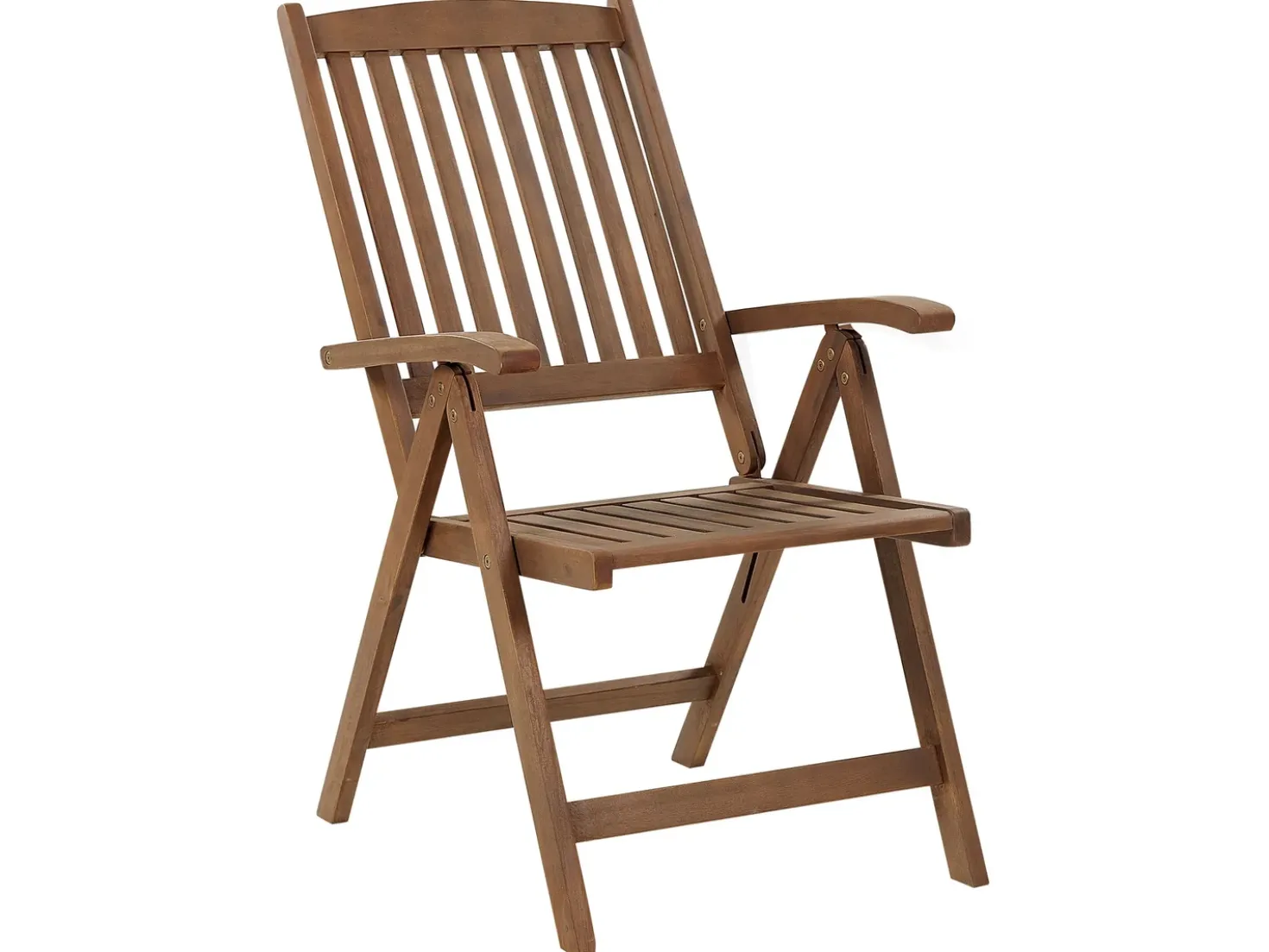 Set da pranzo da giardino 6 posti AMANTEA Legno d'acacia Marrone scuro