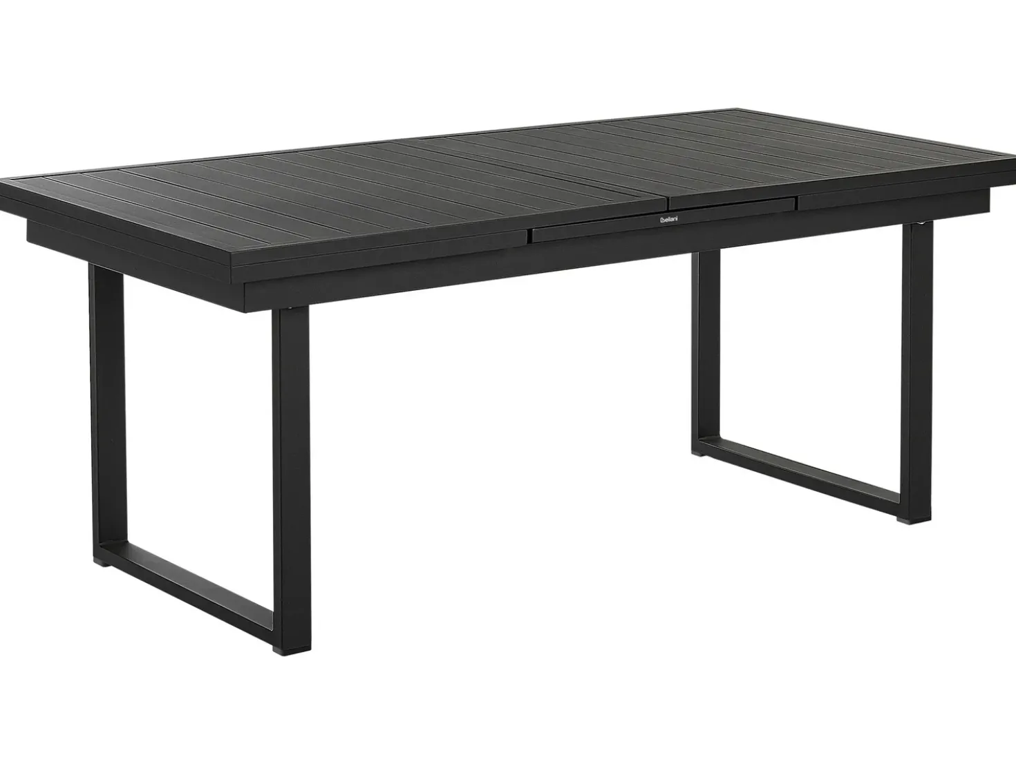 Set da pranzo da giardino 8 posti VALCANETTO/BUSSETO Metallo Nero