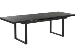 Set da pranzo da giardino 8 posti VALCANETTO/BUSSETO Metallo Nero