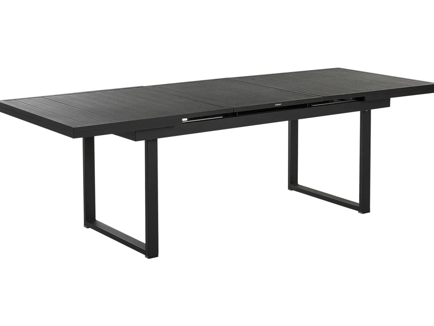 Set da pranzo da giardino 8 posti VALCANETTO/BUSSETO Metallo Nero