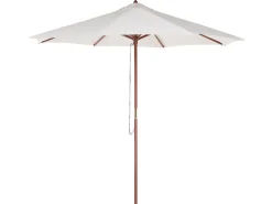 Set da pranzo da giardino 6 posti TOLVE con Ombrellone (12 opzioni) Legno d'acacia Marrone