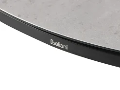 Set da pranzo da giardino 4 posti MALETTO/TAVIANO con cuscini Metallo Grigio/Nero