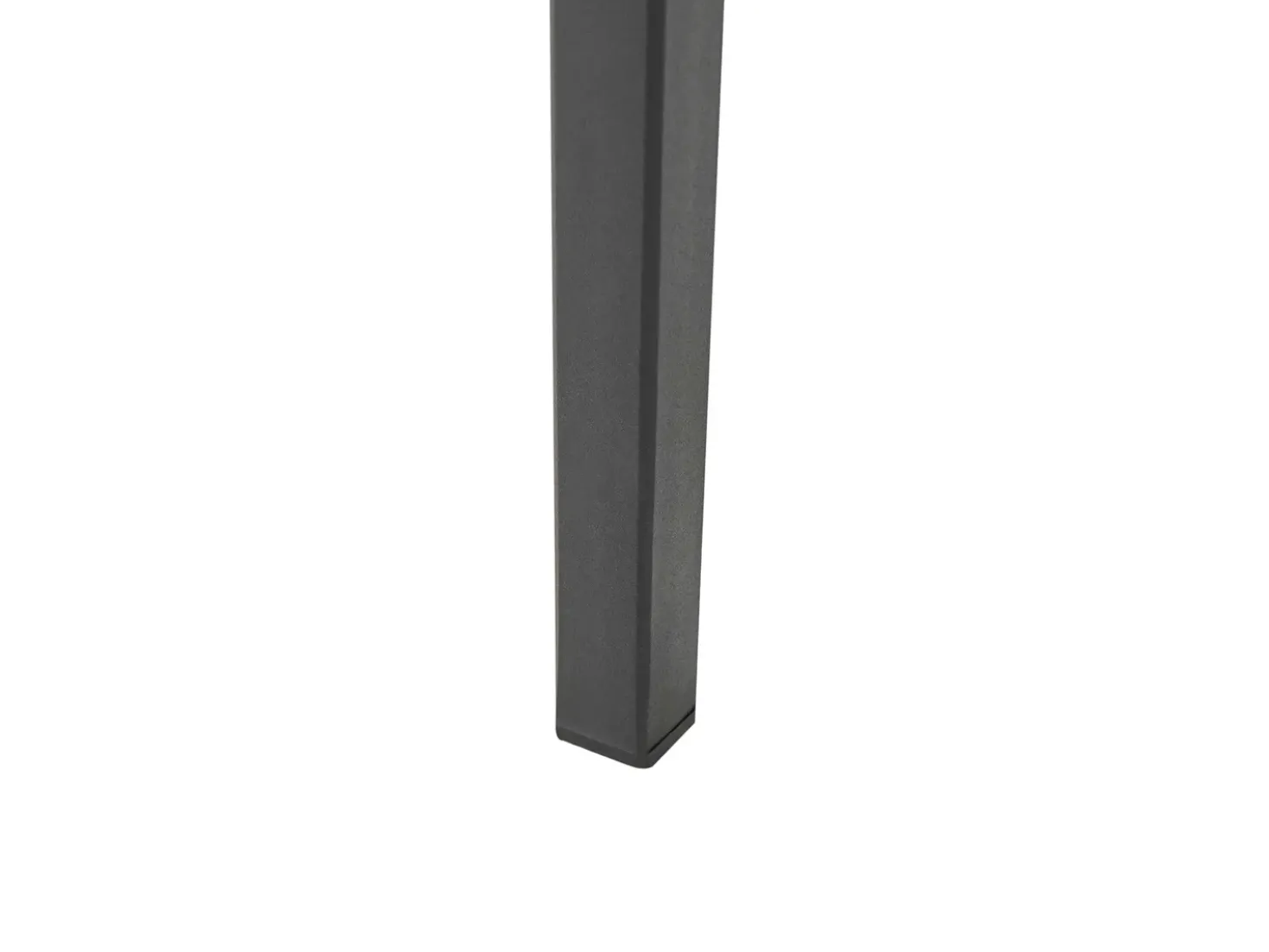 Set da pranzo da giardino 4 posti MALETTO/TAVIANO con cuscini Metallo Grigio/Nero