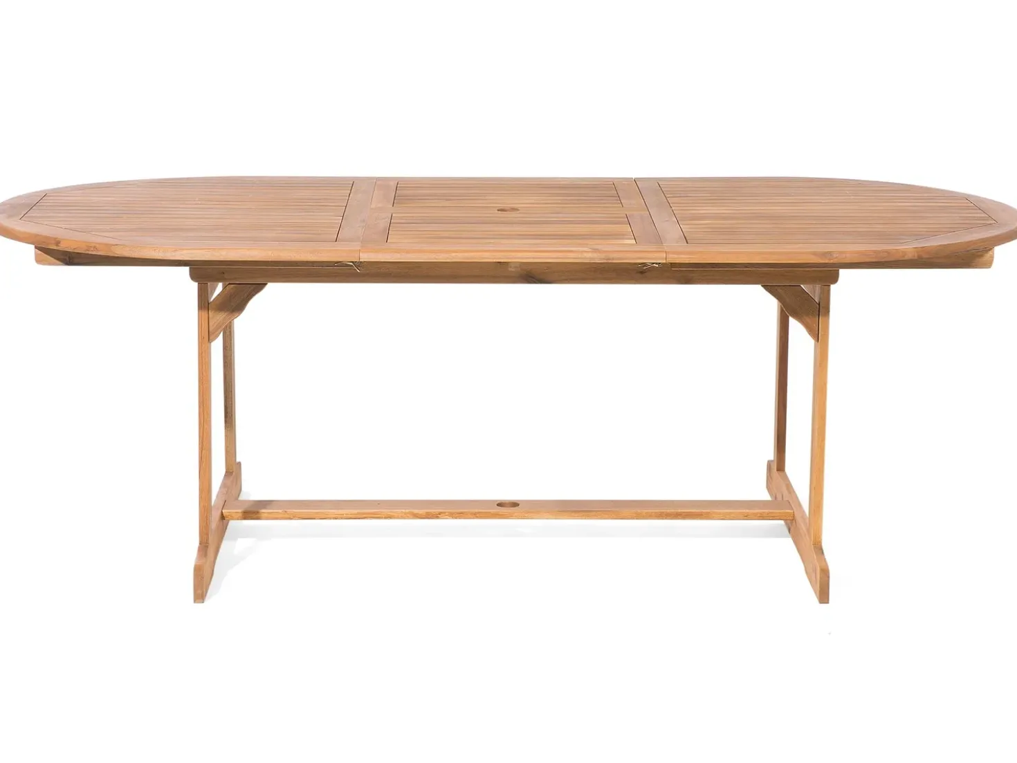 Set da pranzo da giardino 8 posti MAUI con cuscini Legno d'acacia Blu