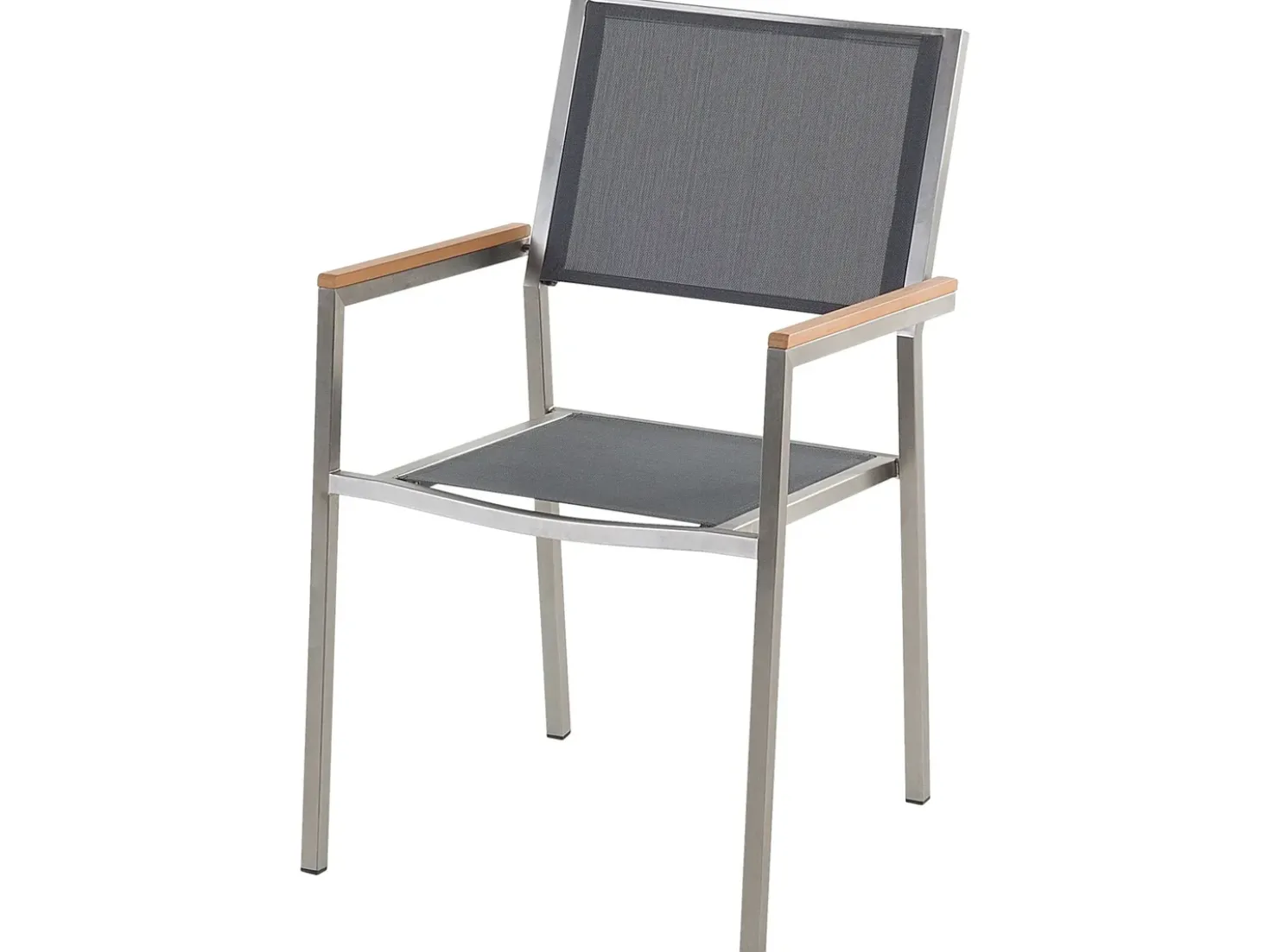 Set da pranzo da giardino 8 posti VALCANETTO/GROSSETO Metallo Grigio/Bianco