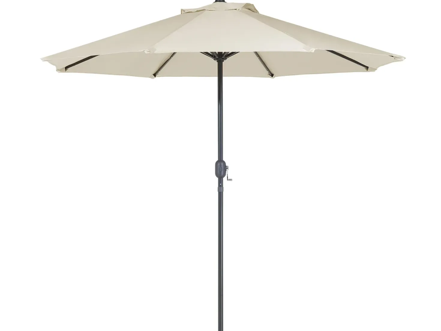 Set da pranzo da giardino 4 posti SAPRI con Ombrellone (16 opzioni) Metallo Marrone scuro