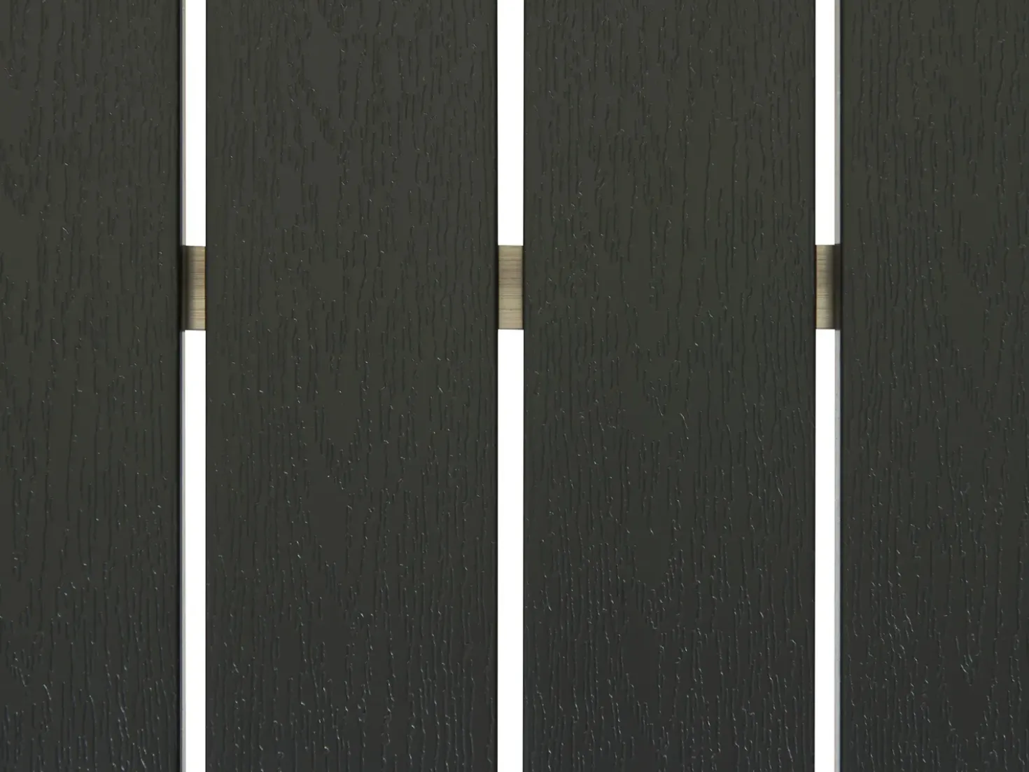 Set da pranzo da giardino con panche 6 posti NARDO Nero/Argento