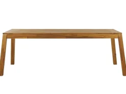 Set da pranzo da giardino con panche 6 posti LIVORNO Legno d'acacia Marrone
