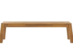 Set da pranzo da giardino con panche 6 posti LIVORNO Legno d'acacia Marrone