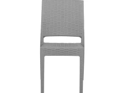 Set da pranzo da giardino 6 posti FOSSANO Grigio chiaro