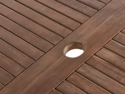 Set da pranzo da giardino 8 posti CESANA Legno d'acacia Marrone scuro