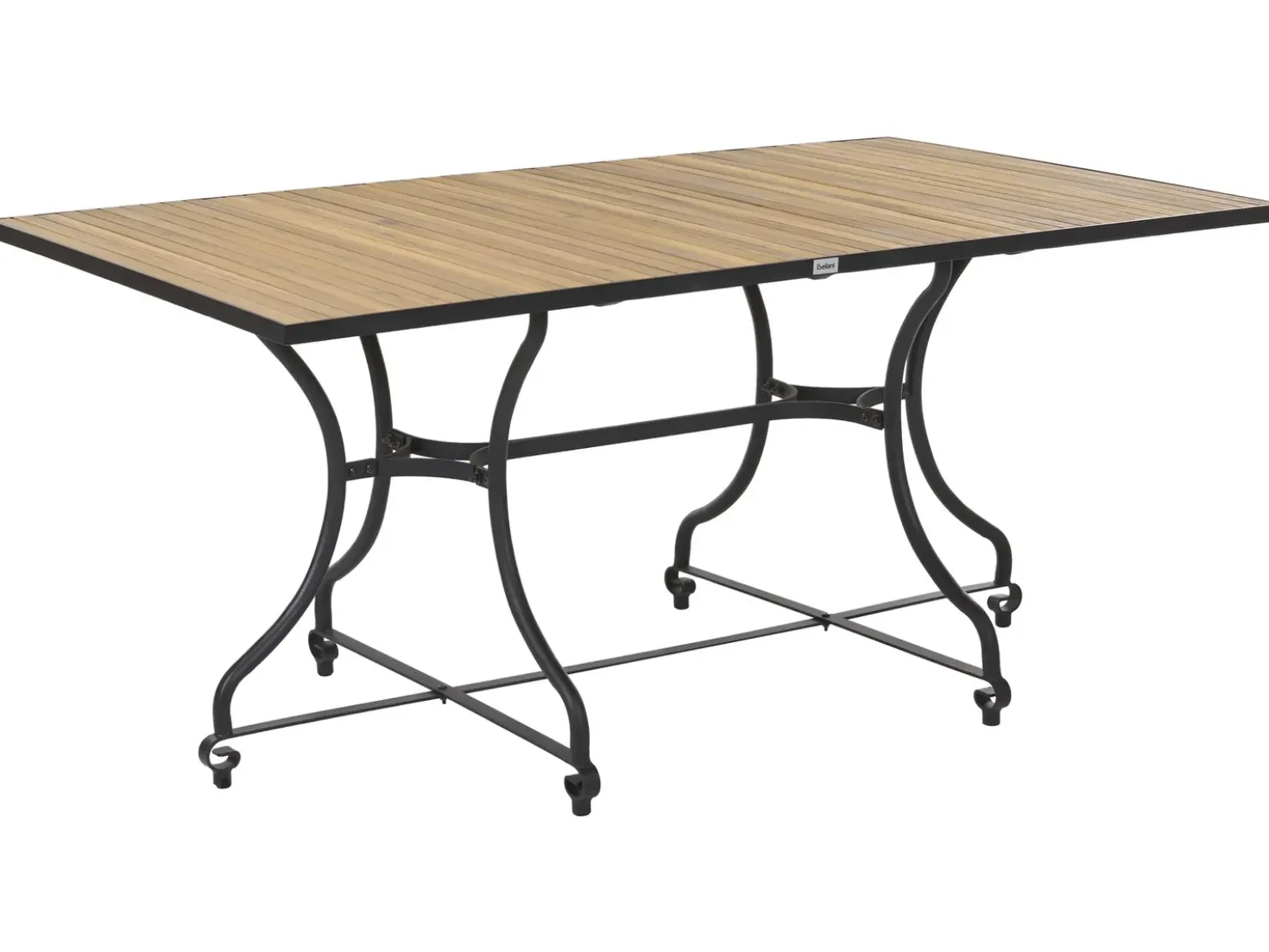 Set da pranzo da giardino 6 posti LASCARI Pieghevole Legno d'acacia Marrone chiaro