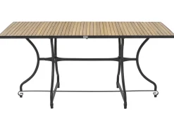 Set da pranzo da giardino 6 posti LASCARI Pieghevole Legno d'acacia Marrone chiaro