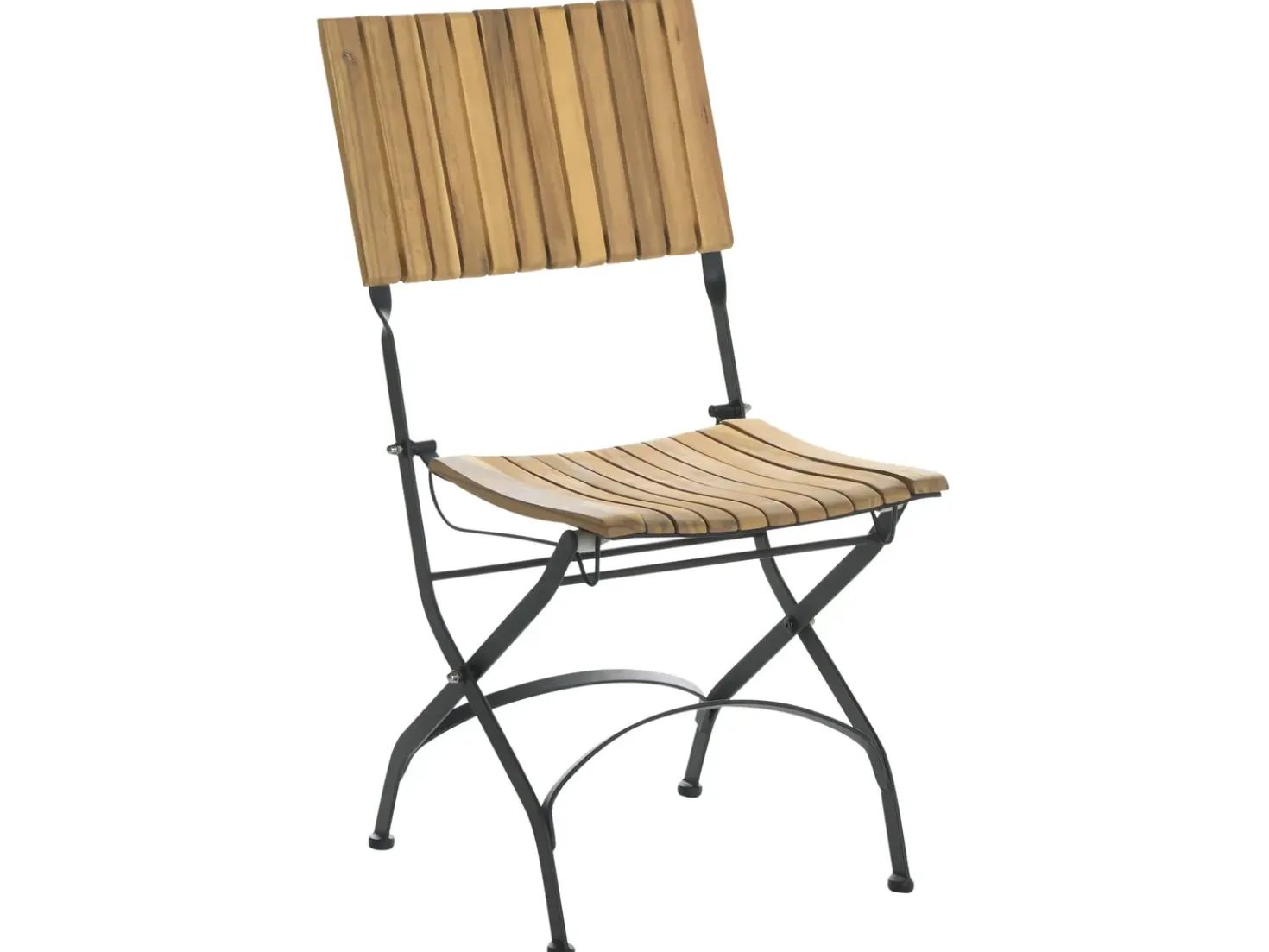 Set da pranzo da giardino 6 posti LASCARI Pieghevole Legno d'acacia Marrone chiaro