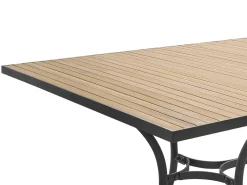 Set da pranzo da giardino 6 posti LASCARI Pieghevole Legno d'acacia Marrone chiaro