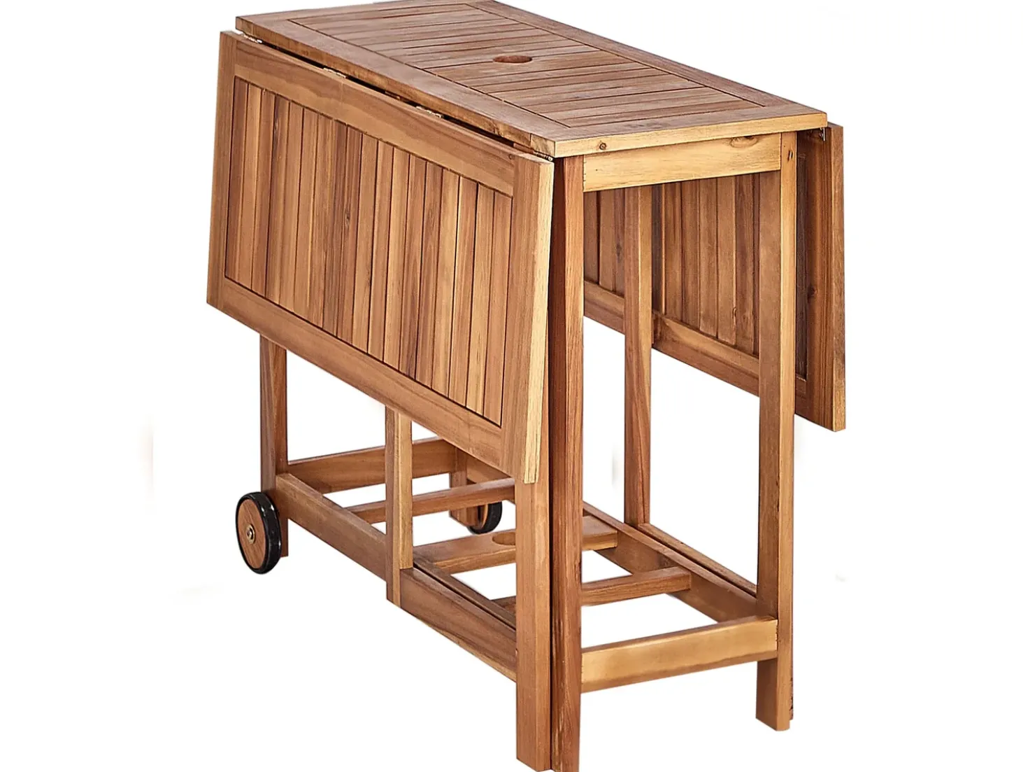 Set da pranzo da giardino 4 posti FRASSINE Legno d'acacia Marrone