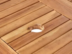 Set da pranzo da giardino 4 posti FRASSINE Legno d'acacia Marrone