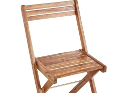 Set da pranzo da giardino 4 posti FRASSINE Legno d'acacia Marrone