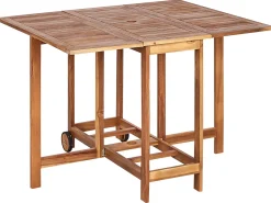 Set da pranzo da giardino 4 posti FRASSINE Legno d'acacia Marrone