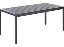 Set da pranzo da giardino 6 posti VERNIO Nero