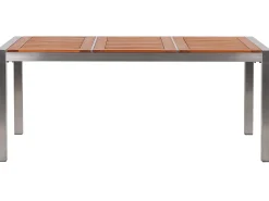 Set da pranzo da giardino 6 posti GROSSETO Legno d'eucalipto Marrone/Grigio