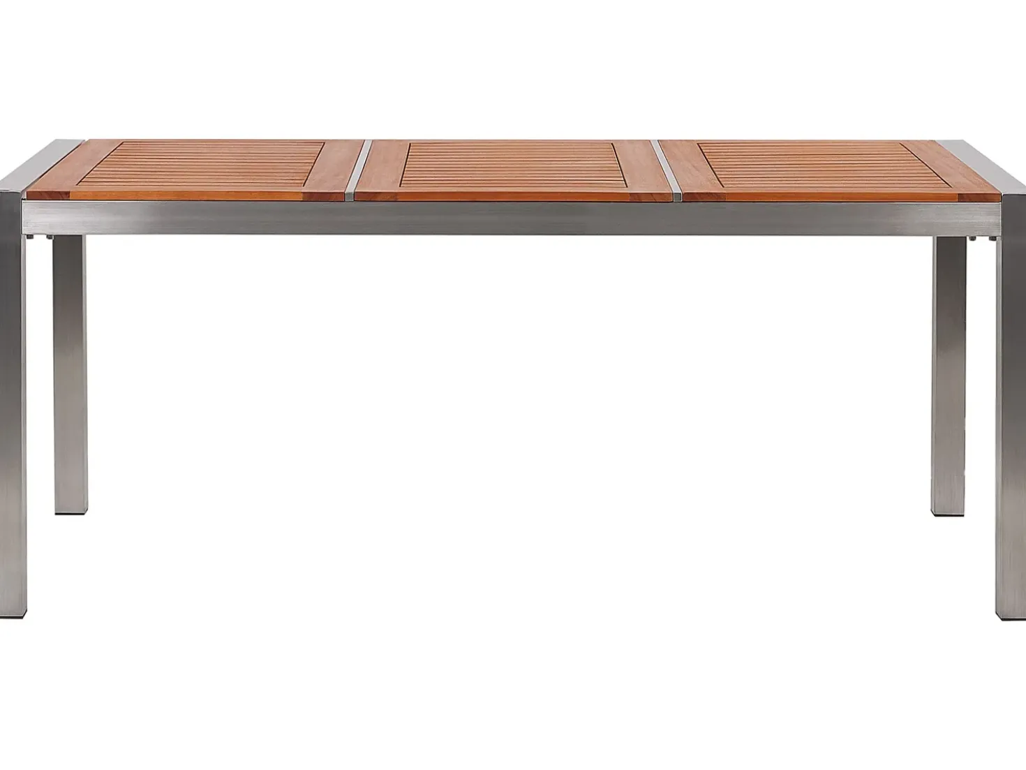 Set da pranzo da giardino 6 posti GROSSETO Legno d'eucalipto Marrone/Grigio