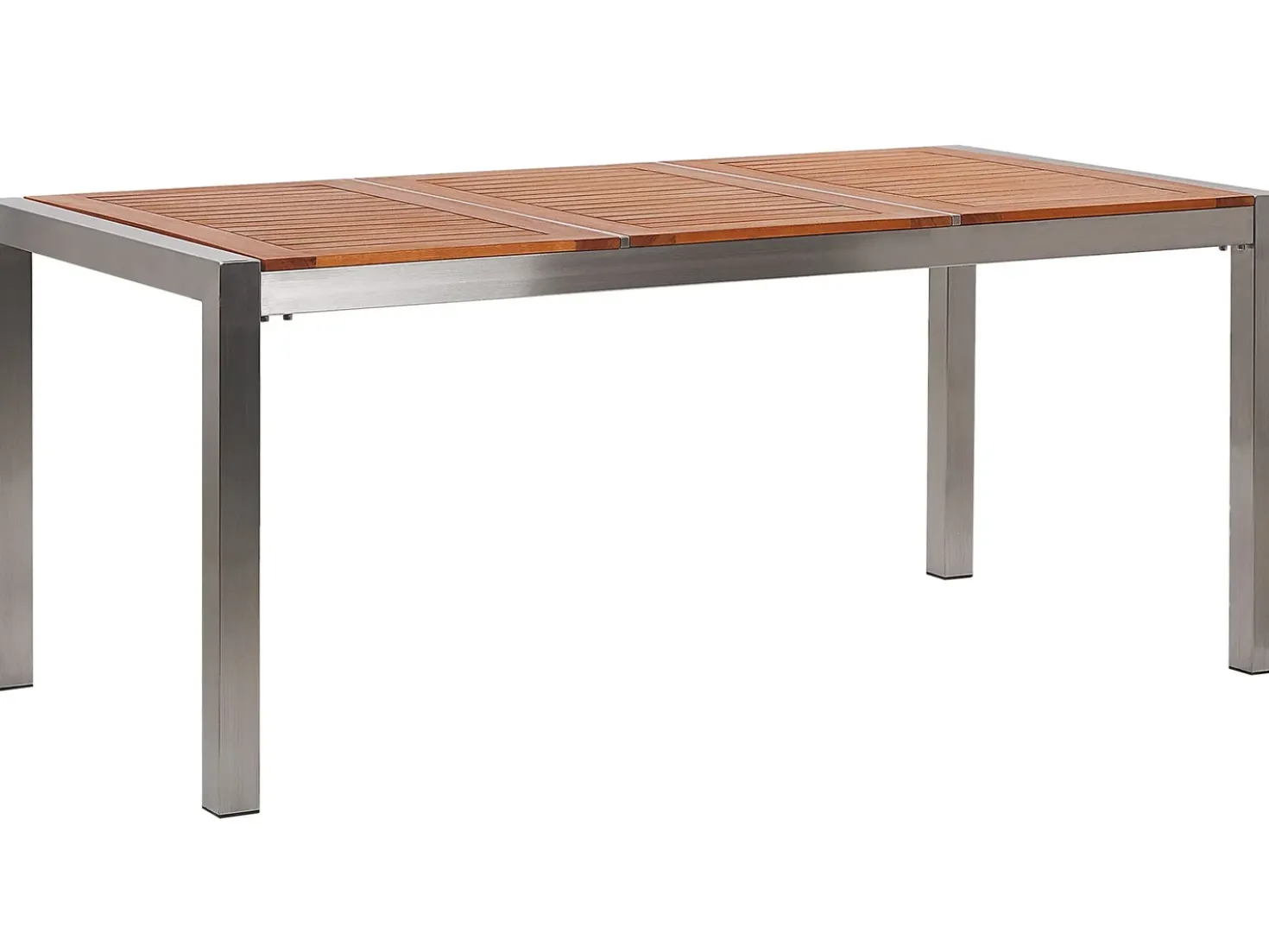 Set da pranzo da giardino 6 posti GROSSETO Legno d'eucalipto Marrone/Grigio