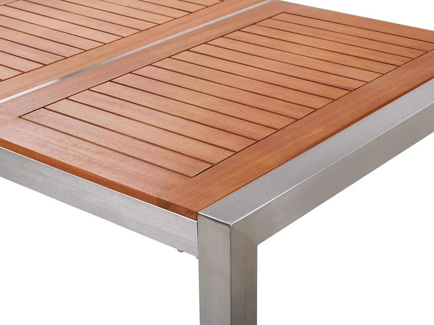 Set da pranzo da giardino 6 posti GROSSETO Legno d'eucalipto Marrone/Grigio