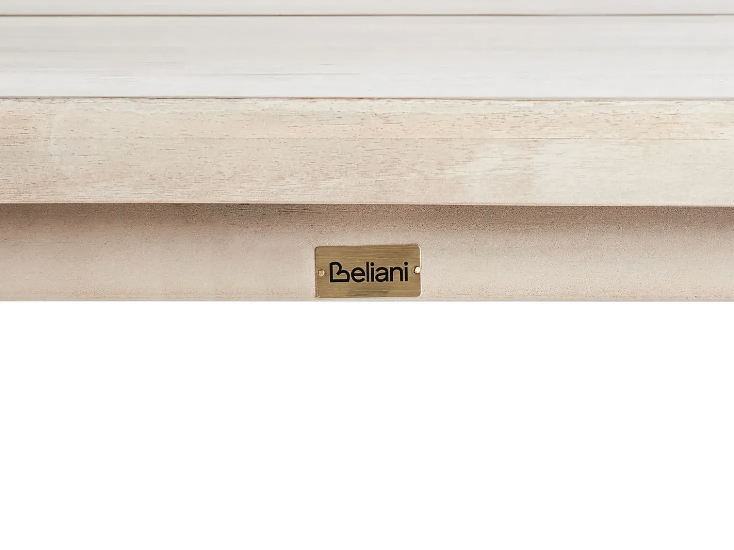 Set da pranzo da giardino 6 posti AZZANELLO Legno d'acacia Bianco sporco