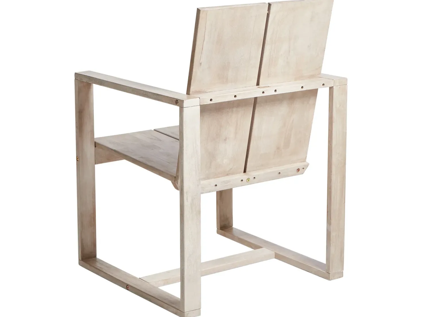 Set da pranzo da giardino 6 posti AZZANELLO Legno d'acacia Bianco sporco