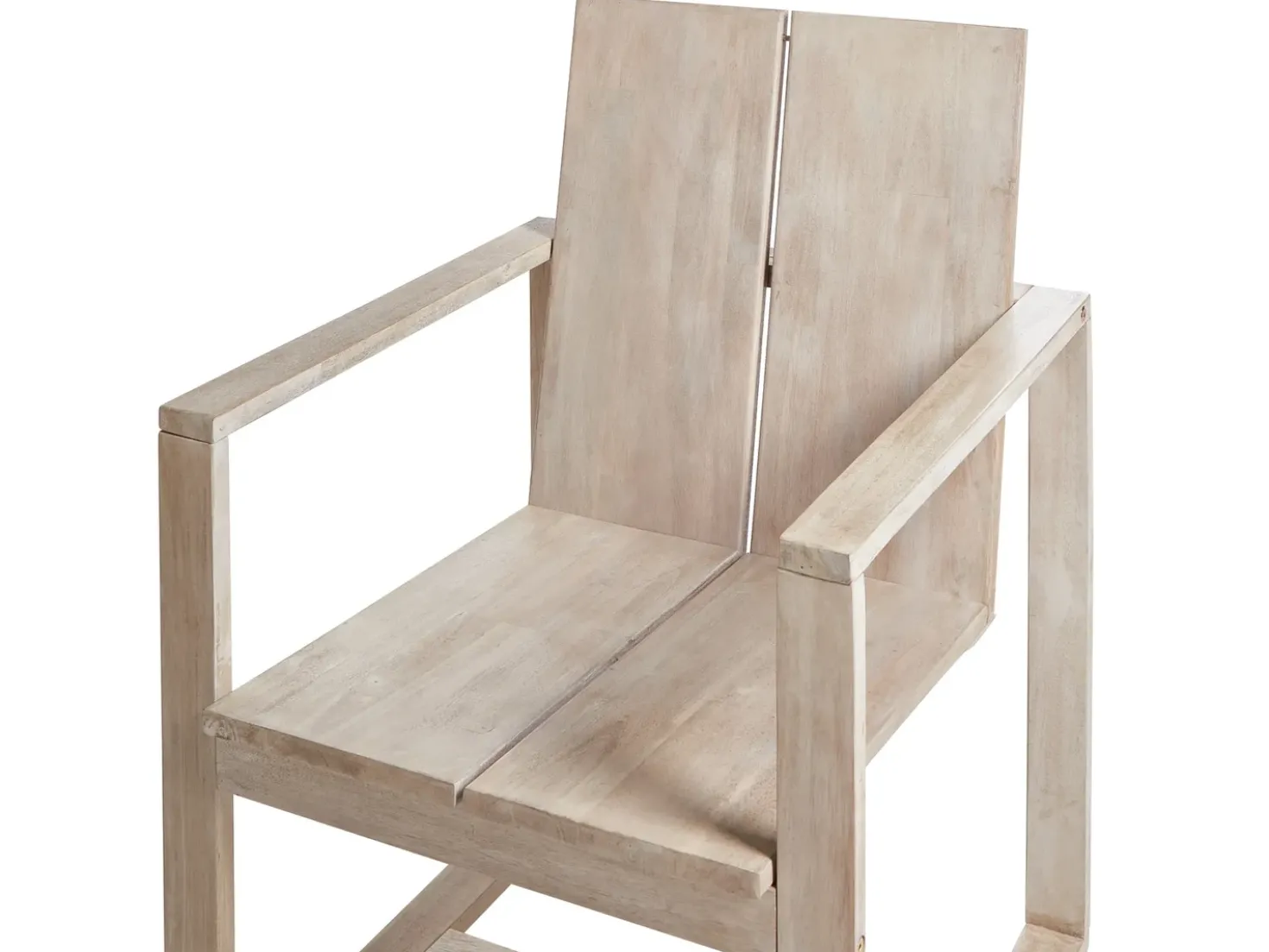 Set da pranzo da giardino 6 posti AZZANELLO Legno d'acacia Bianco sporco