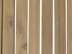 Set da pranzo da giardino 4 posti LASCARI Pieghevole Legno d'acacia Marrone chiaro