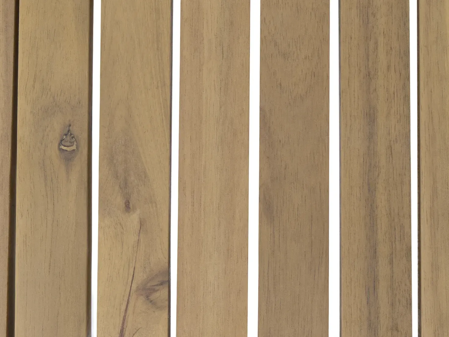 Set da pranzo da giardino 4 posti LASCARI Pieghevole Legno d'acacia Marrone chiaro