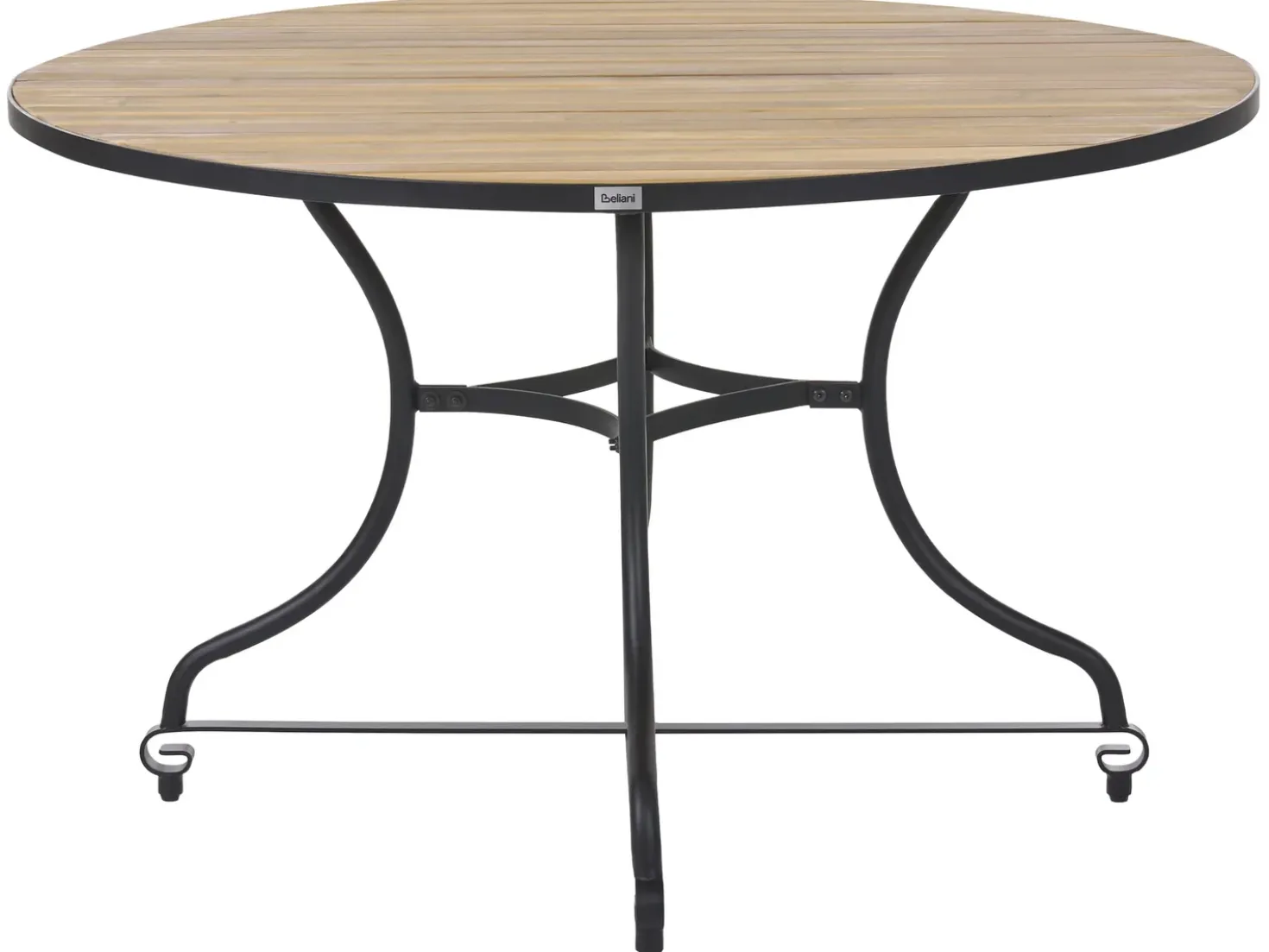 Set da pranzo da giardino 4 posti LASCARI Pieghevole Legno d'acacia Marrone chiaro
