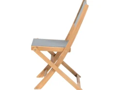 Set da pranzo da giardino con lettini 8 posti CESANA Legno d'acacia Marrone chiaro
