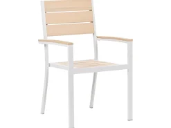 Set da pranzo da giardino 7 posti COMO/PRATO Beige