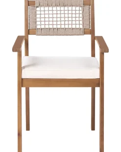 Set da pranzo da giardino 6 posti JACO/SUMIRAGO Legno d'acacia Marrone chiaro