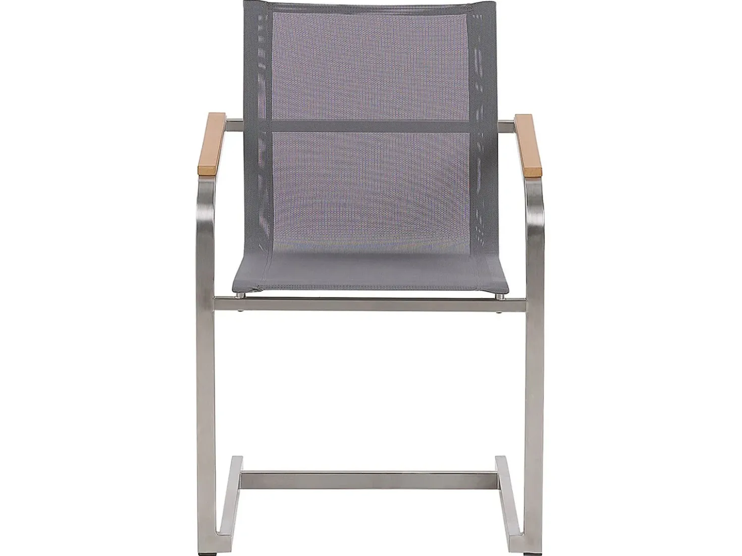 Set da pranzo da giardino 6 posti VALCANETTO/COSOLETO Metallo Grigio