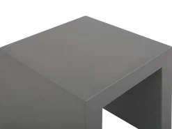 Set da pranzo da giardino con sgabelli 6 posti TARANTO Cemento Grigio