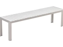 Set da pranzo da giardino 6 posti NARDO Bianco