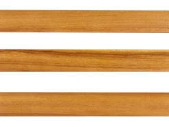 Set da pranzo da giardino con sgabelli 3 posti BELLANO Legno d'acacia Marrone