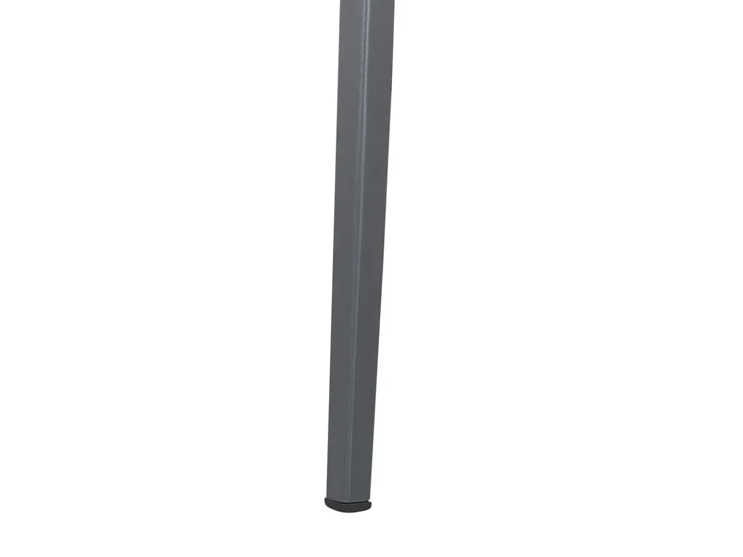Set da pranzo da giardino 4 posti MILETO con cuscini Metallo Grigio