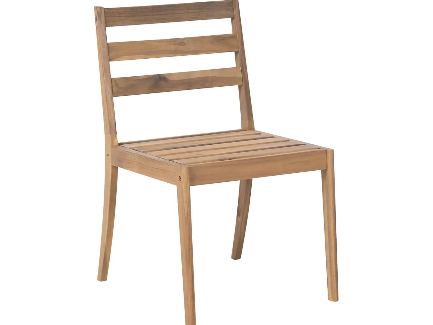 Set da pranzo da giardino 6 posti CHIOGGIA Legno di acacia certificato Marrone chiaro