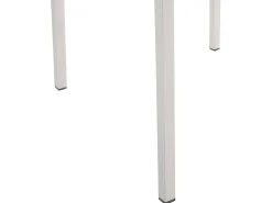 Set da pranzo da giardino 6 posti GROSSETO Piastra tripla Granito Lucido Nero