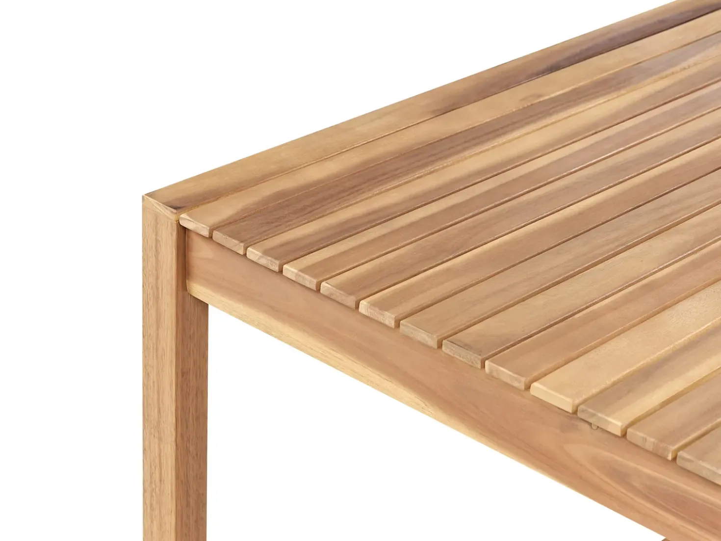 Set da pranzo da giardino 8 posti SASSARI II con cuscini Legno di acacia certificato Verde