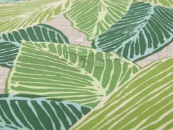 Set da pranzo da giardino 8 posti SASSARI II con cuscini Legno di acacia certificato Verde