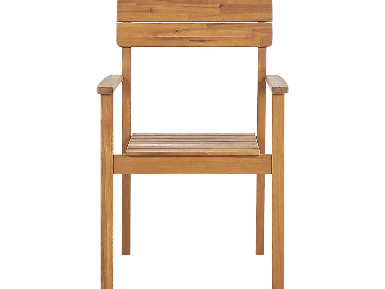 Set da pranzo da giardino 6 posti FORNELLI Legno d'acacia Marrone