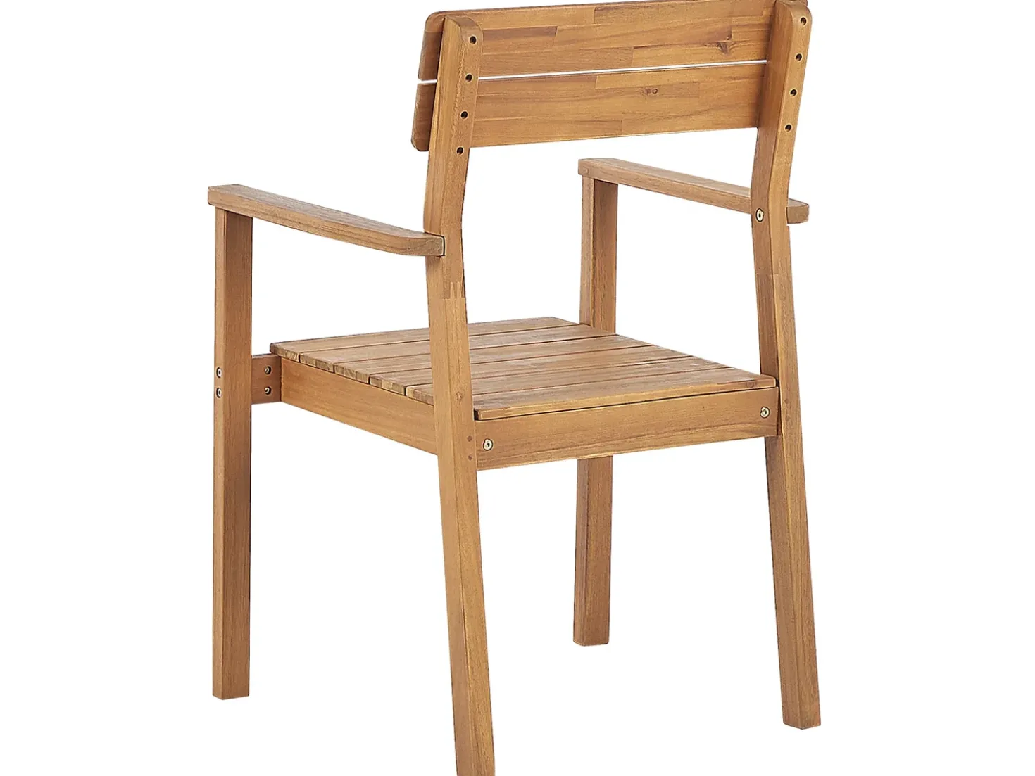 Set da pranzo da giardino 6 posti FORNELLI Legno d'acacia Marrone