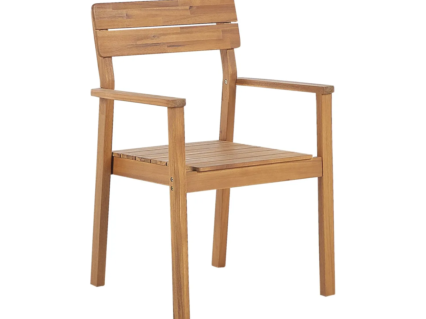 Set da pranzo da giardino 6 posti FORNELLI Legno d'acacia Marrone