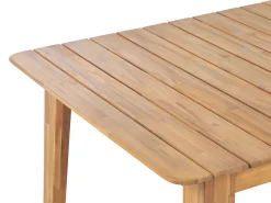 Set da pranzo da giardino 6 posti FORNELLI Legno d'acacia Marrone